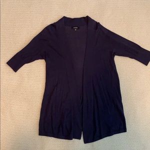 Quarter sleeve, navy, Express cardigan